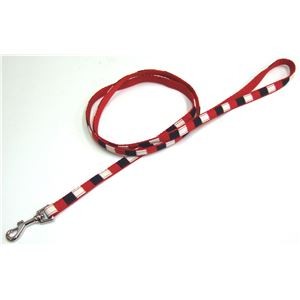 （まとめ）シックボーダーリード #10 レッド【×3セット】 (犬用品/リード)