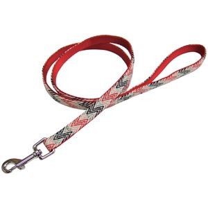 （まとめ）シェブロンリード #15 レッド【×3セット】 (犬用品/リード)