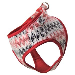 シェブロンソフトハーネス M レッド (犬用品/ハーネス)