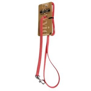 （まとめ）アンブルリード ギンガム レッド【×3セット】 (犬用品/リード)