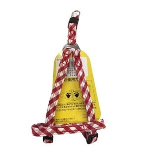 （まとめ）ダイヤハーネス XS レッド【×2セット】 (犬用品/ハーネス)