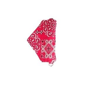 （まとめ）バンダナクッションカラー SS レッド【×3セット】 (犬用品/首輪)