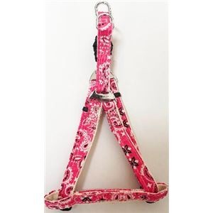 オーガニックハーネスパピーペイズリーピンク (犬用品/ハーネス)
