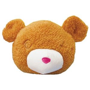 （まとめ）もこもこでっかいズーズー クマ【×5セット】 (犬用玩具)