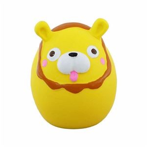 （まとめ）コロッとぷにぷにズーズー ライオン【×5セット】 (犬用玩具)