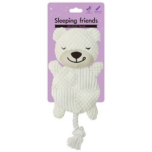 （まとめ）スリーピングフレンズS くま【×3セット】 (犬用玩具)