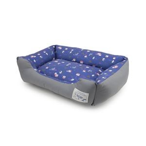 Homey ビレッジアニマルスクエアベッド S ネイビー (ペット住関連用品/ベット/ベッド)