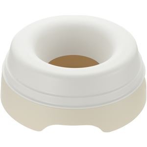 こぼれにくい ドッグウォーターボウル 500 アイボリー (犬用品/食器)