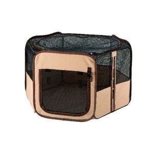 たためるペットサークル 90-90 ブラウン (ペット住関連用品/ケイジ・サークル/犬用ケイジ)