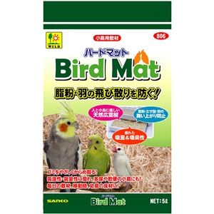 （まとめ）バードマット 5L【×5セット】 (鳥用品/玩具)