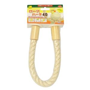 （まとめ）ロープパーチ 40【×3セット】 (鳥用品)