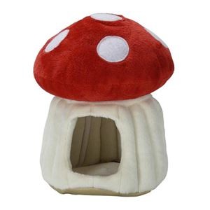 （まとめ）マッシュルームハウスS【×3セット】 (小動物用品)