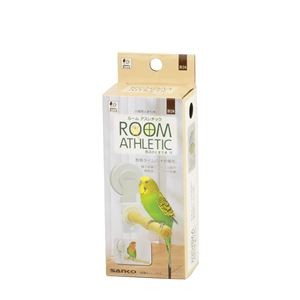 （まとめ）ルームアスレチック 窓辺のとまり木 15【×2セット】 (鳥用品/玩具)