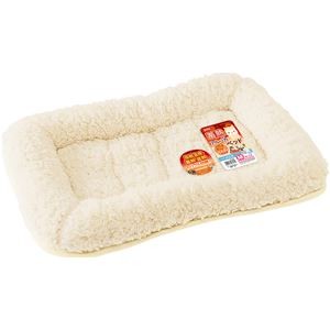 蓄熱アルパカ風ベッドM バニラ (ペット住関連用品/ベット/ベッド)