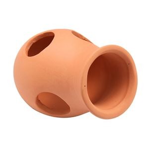 （まとめ）癒し水景 素焼きの隠れ家 つぼミニ【×10セット】 (観賞魚/水槽用品)