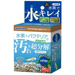 （まとめ）水素プラスブロック メダカ用 2個入【×5セット】 (観賞魚/水槽用品)