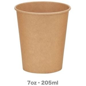 (まとめ) 未晒しカップ205mL 100個 【×10セット】