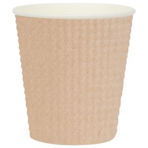 (まとめ) エンボスカップ未晒し210mL 50個 【×5セット】