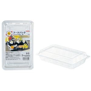 (まとめ) フードパック お弁当平型L 5組 【×10セット】