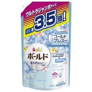 (まとめ) ボールドジェル詰替1680gフレッシュフラワ 【×2セット】