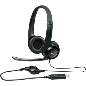 ロジクール logicool USB ヘッドセット H390 H390R