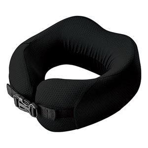 ミヨシ 低反発ネックピロー ブラック MBZ-TP02／BK