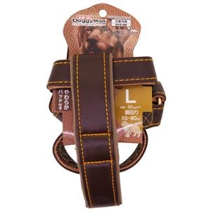 Doggy's Tailor ドッグハーネス L レザースタイル ブラウン （犬用品／ハーネス）