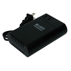 ミヨシ 薄型変圧器 USB2.4A 黒 MBT-WDM2／BK