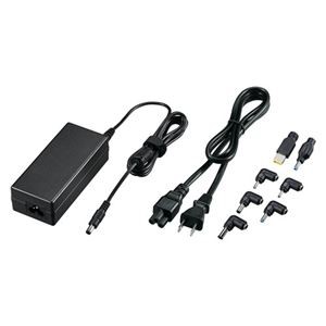 サンワサプライ ノートパソコン用ACアダプタ（65W・マルチタイプ） ACA-DC88ML