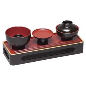 サンメニー 山中塗 毎日仏膳 金梨地 809838