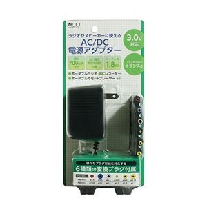 ミヨシ ACアダプター 6種プラグ付 3.0V ADA-T30／E