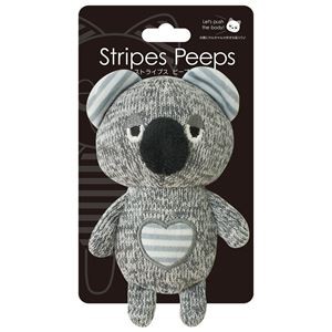 （まとめ）ストライプスピープスS こあら （犬用玩具） 【×5セット】