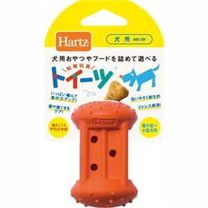 （まとめ）ハーツ トイーツ やわらかめ 超小型～小型犬用 オレンジ （犬用玩具） 【×5セット】