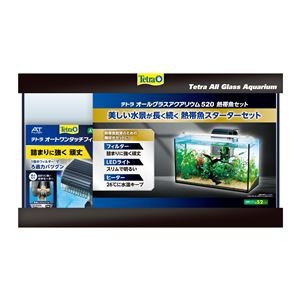 テトラ オールグラスアクアリウム520 熱帯魚セット （観賞魚用品／水槽用品）