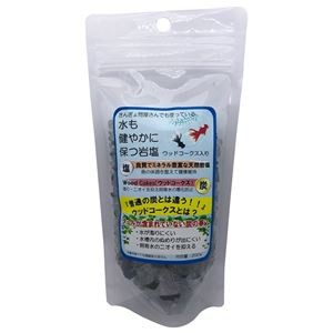 （まとめ）水も健やかに保つ岩塩 200g （観賞魚用品／水槽用品） 【×5セット】