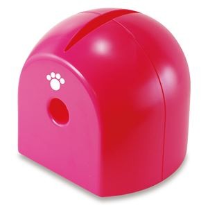 （まとめ）ペットロールペーパーホルダー ピンク【×5セット】