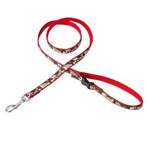 （まとめ）Petio EthicalDoor 犬用リードM 迷彩レッド 犬具/首輪 【×2セット】