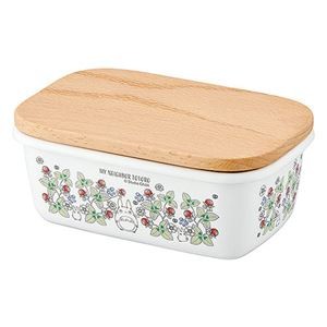 ホーローバターケース 木蓋付 トトロ 22405006