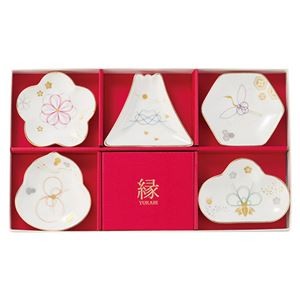 縁-yukari- 五様小皿揃 22406506