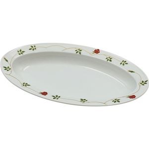 香蘭社 ローズリング 24cmオーバルプレート C5111015