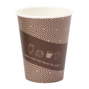 （まとめ） サンナップ 厚紙カップタッセドカフェ 280ml 50個入 【×3セット】