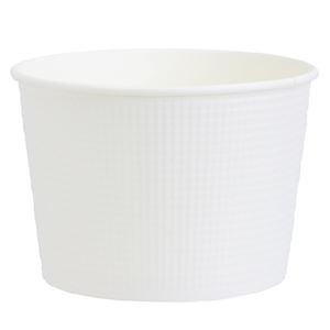 （まとめ） サンナップ フードボウルエンボス 435ml用 白色 20個入 【×3セット】