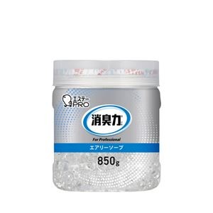 （まとめ） エステー 消臭力業務用ビーズタイプ大容量本体850gエアリーソープ 【×3セット】