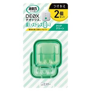（まとめ） エステー 消臭力DEOXトイレ用 クリアグリーン 【×3セット】