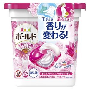 （まとめ） P＆G ボールドジェル ブロッサム 本体11個 【×5セット】