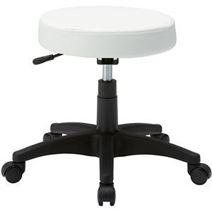 東洋工芸 ワーキングスツール GS010シリーズ ホワイト GS010-VWH (組立品)