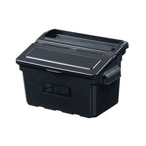 サンワサプライ 3段式ワゴン用蓋付きサイドBOX 小 ブラック CART-FA3ST2BK