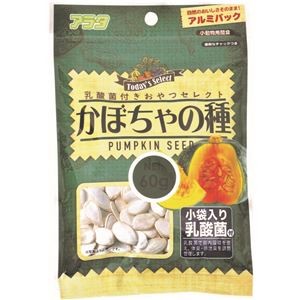 （まとめ）乳酸菌付きおやつセレクト かぼちゃの種 60g ハムスターフード 【×10セット】