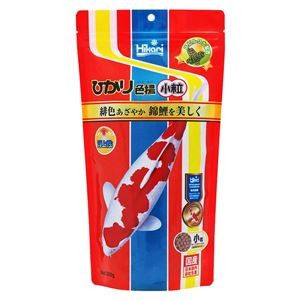 （まとめ）キョーリン ひかり 色揚 小粒 300g 鯉用フード 【×3セット】