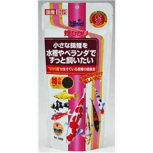 （まとめ）キョーリン 姫ひかり 180g 鯉用フード 【×3セット】